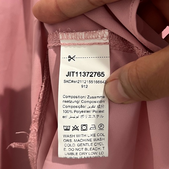 SHEIN Belle Plus Surplice Neck Tulip Hem Bridesmaid Dress Size 1XL NWT - Picture 7 of 9